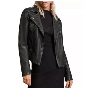ALLSAINTS
Cargo Quilted Leather Biker Jacket